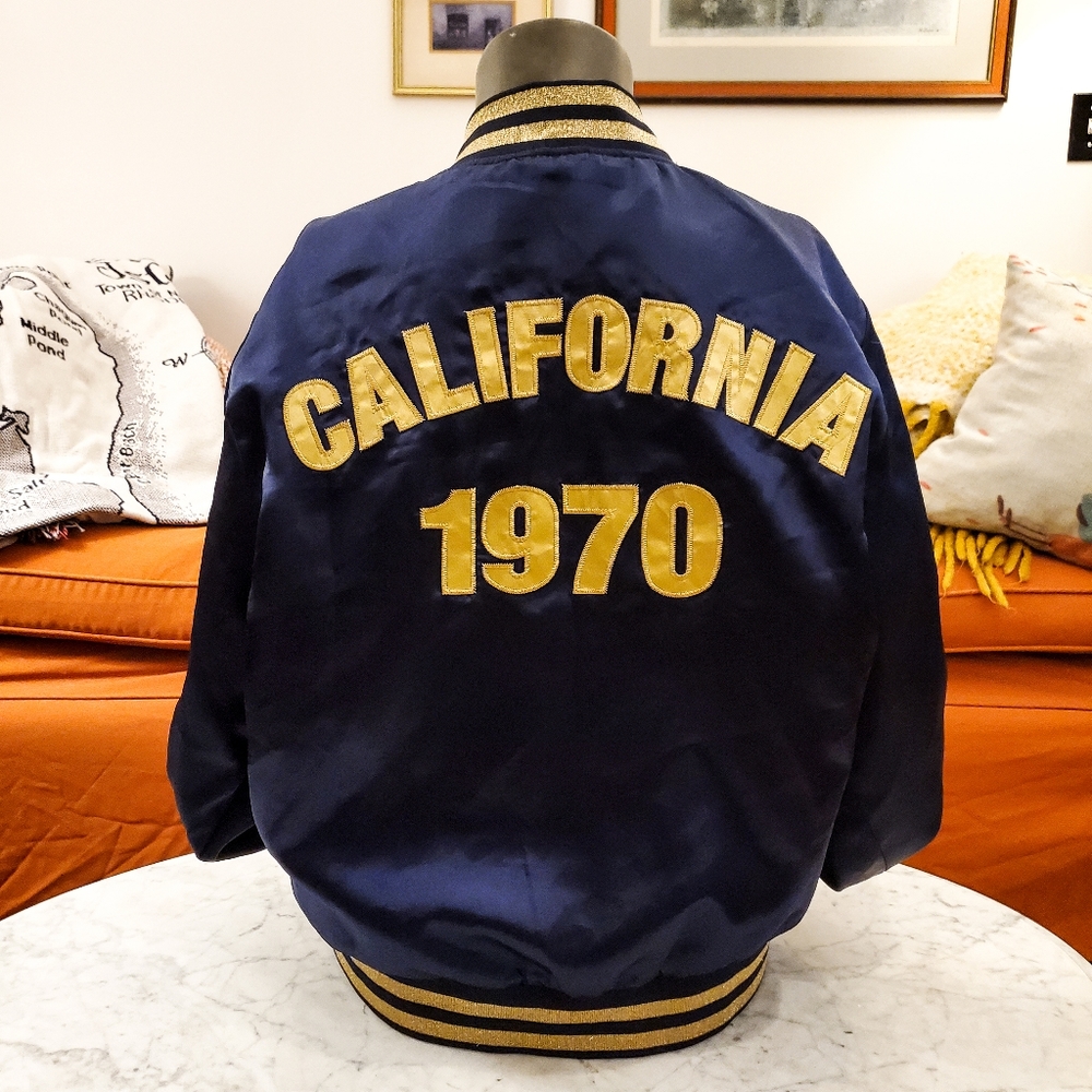 Windsor Blue and Gold Bomber Jacket